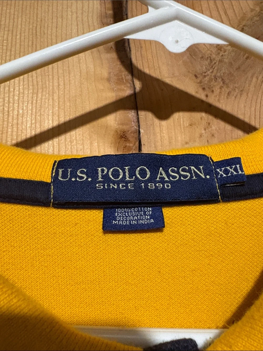 Polo by Ralph Lauren Bright Yellow Polo with Navy Accents & Pony